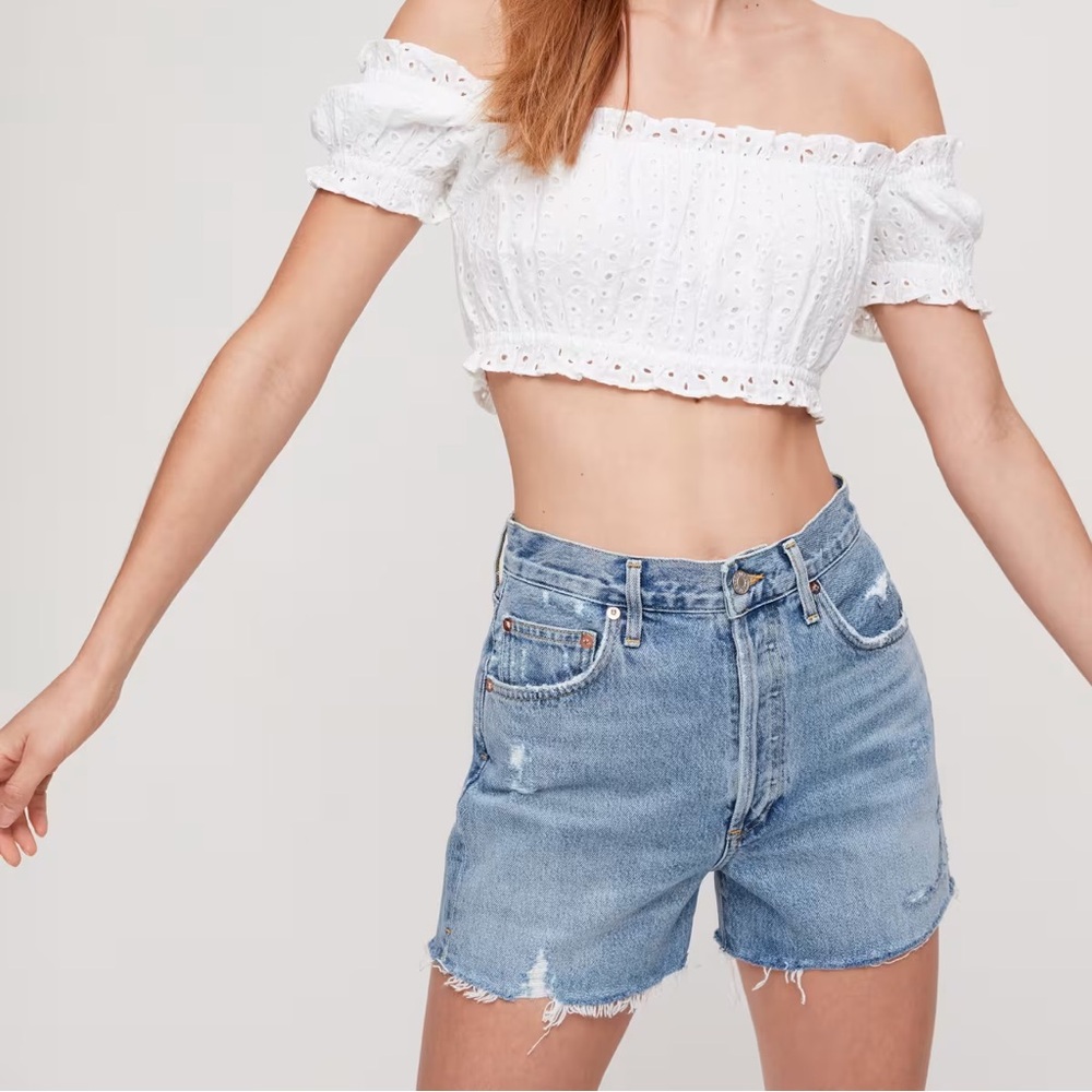 Agolde Dee Vintage High Rise Short in Swapmeet - DISCONTINUED